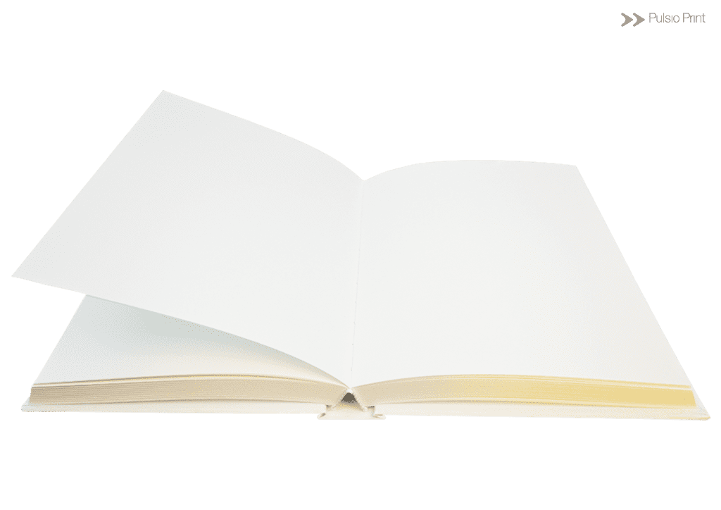 Hardcover Blank-Buch geschnitten und zusammengebunden